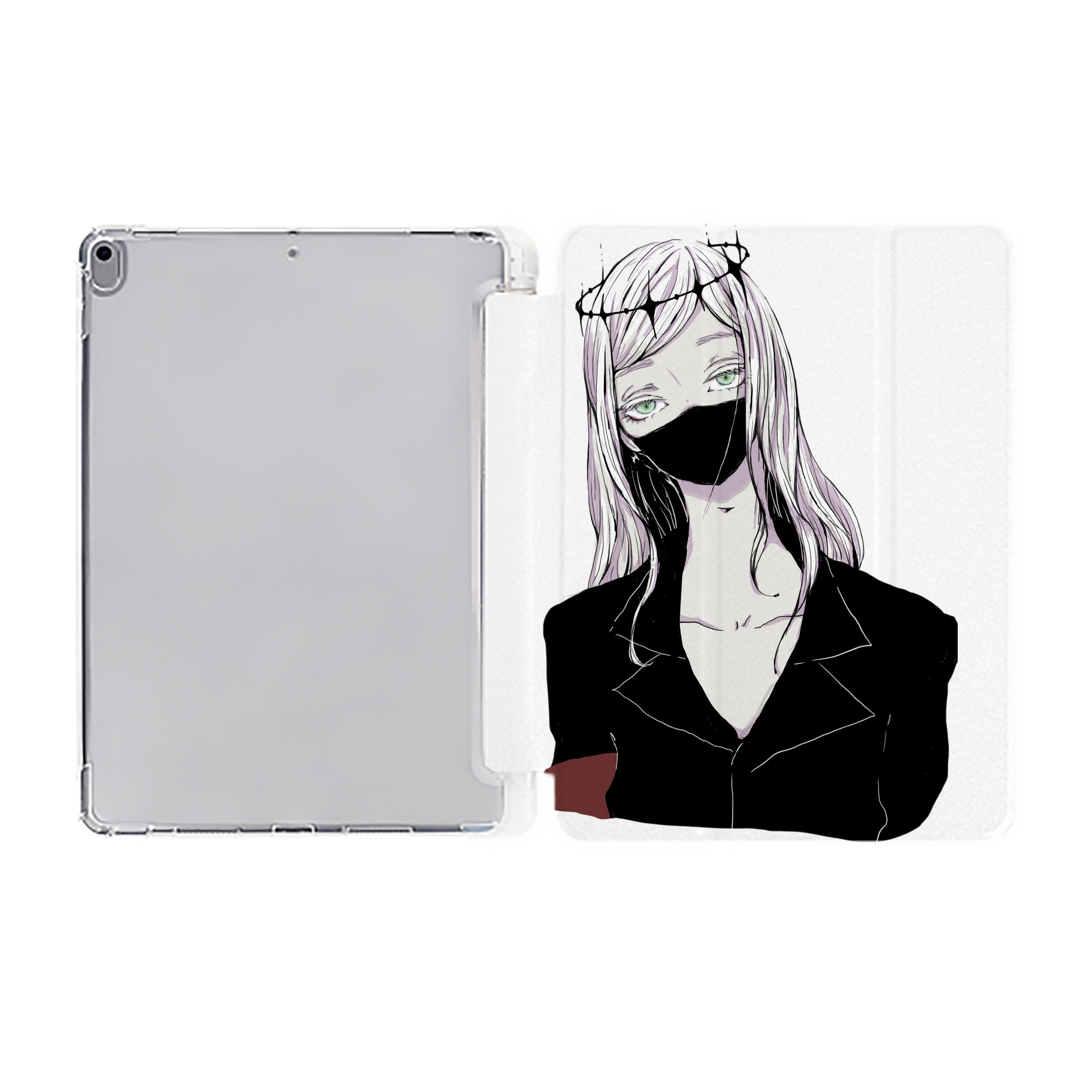 （画像用） 東京リベンジャーズ Tokyo Revengers IPad ケース ペン収納付き 三つ折りスタンド PUレザー×シリコン 対応機種9.5/10.5/10.9インチ